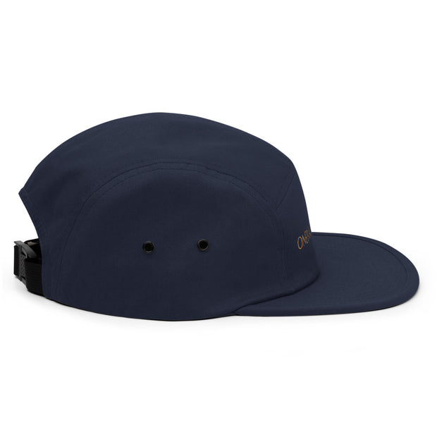 high quality blue five panel cotton hat cap