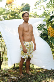 Lehua Mamo Kāne Lole ʻAuʻau - Recycled Activewear Shorts, LE*