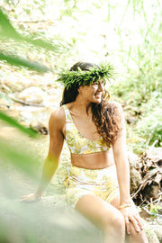 Lehua Mamo Recycled Bikini Top, Pōʻaiapuni, LE*